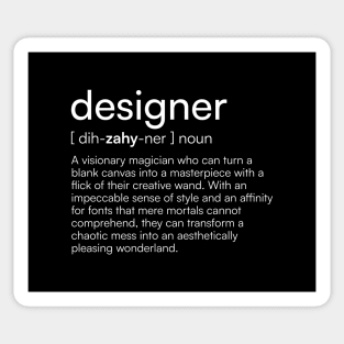 Designer definition Sticker